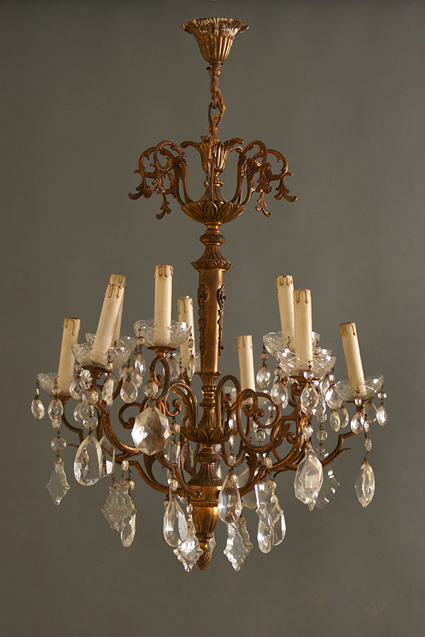 Vieux lustres Collection de vieilles lampes Commerce Pologne