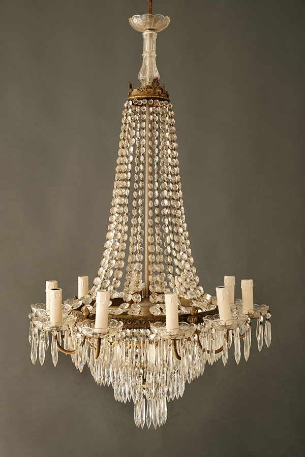 Vieux lustres Collection de vieilles lampes Commerce Pologne