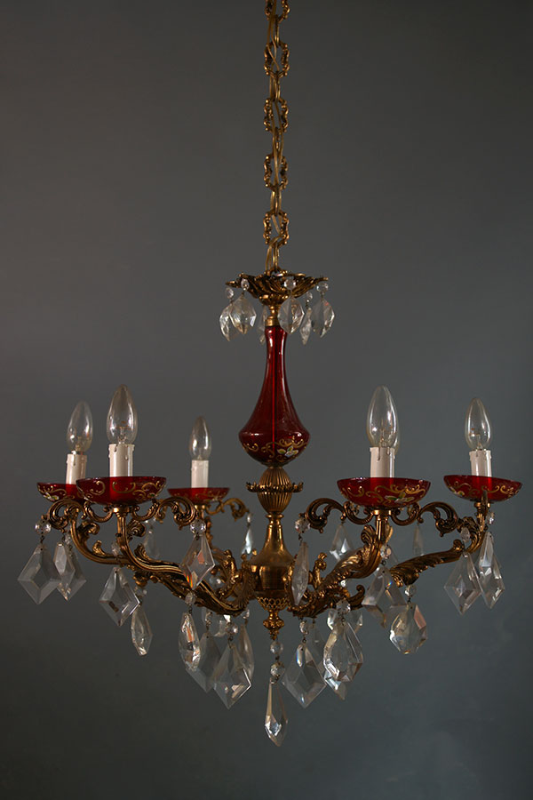 Vieux lustres Collection de vieilles lampes Commerce Pologne