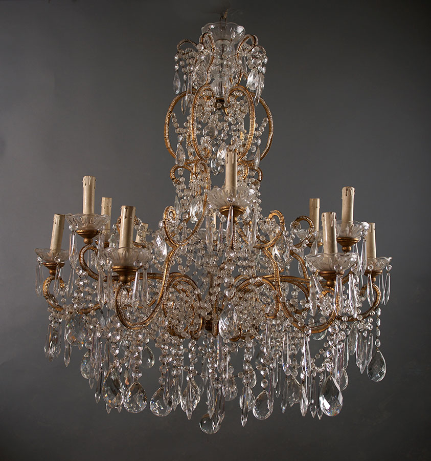 Vieux lustres Collection de vieilles lampes Commerce Pologne