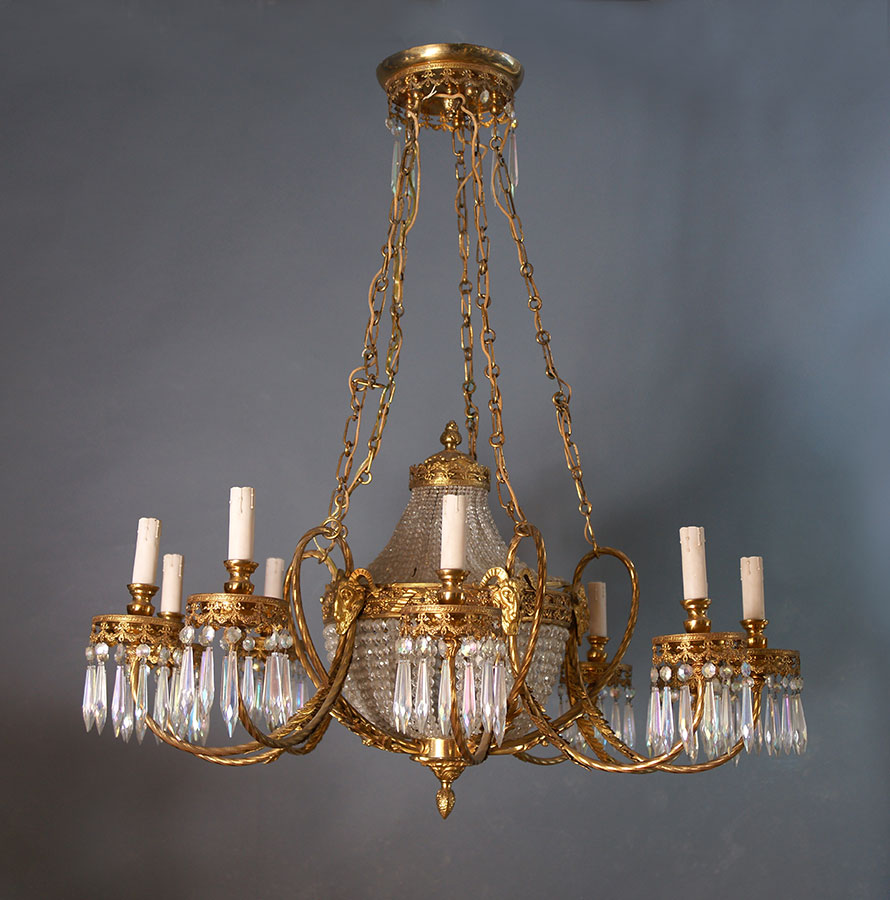 Vieux lustres Collection de vieilles lampes Commerce Pologne