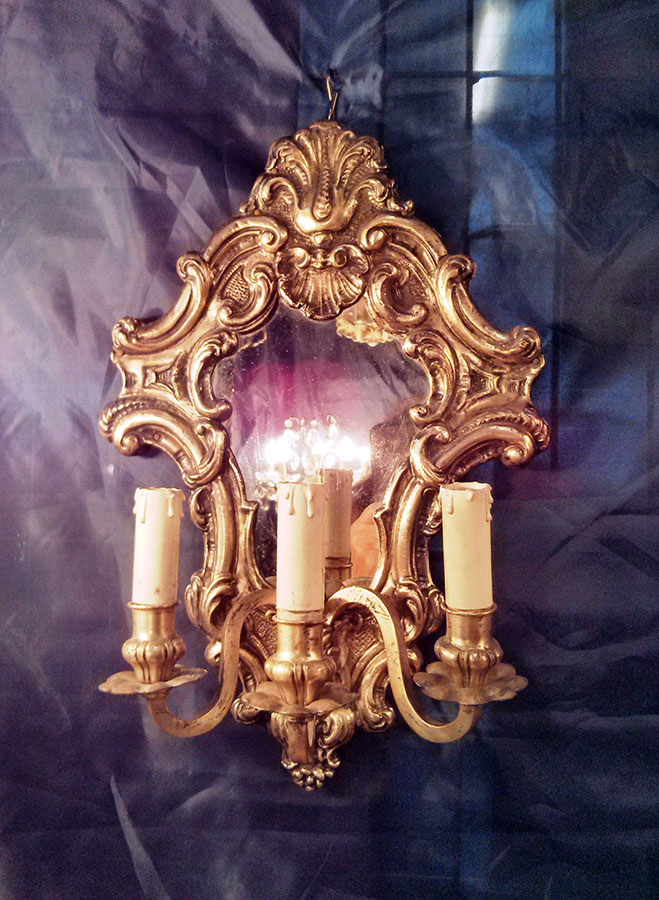 Vieux lustres Collection de vieilles lampes Commerce Pologne